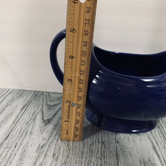 Vintage Fiesta ware USA Dark  Blue Gravy Boat Bowl - Picture 13 of 13